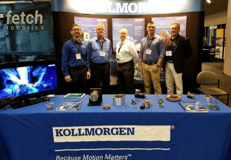 Kollmorgen displays motor and other robotics technology at RoboBusiness.