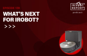 podcast cover image with story about irobot.