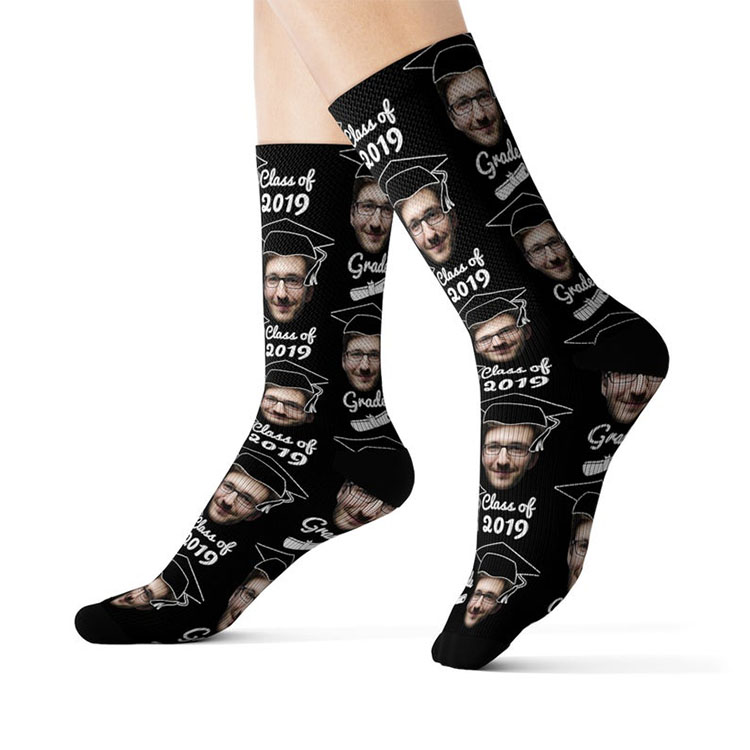 funny socks with photo of your face