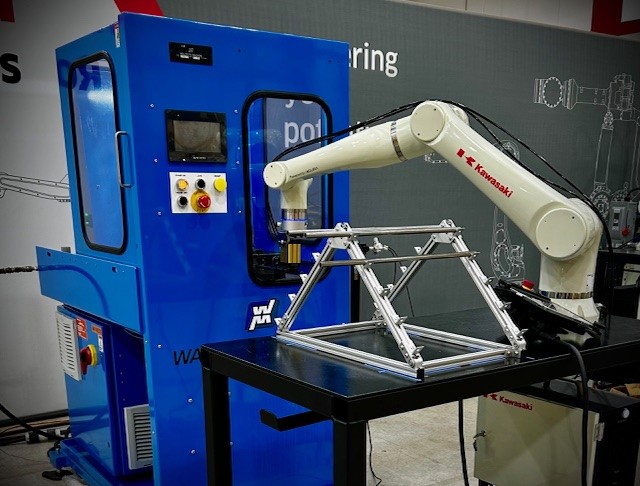 Kawasaki Robotics will demonstrate cobot machine tending with Wauseon at IMTS.