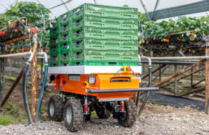 Muddy Machines has renamed the Squirrel mobile robot, which carries pallets through a green house.