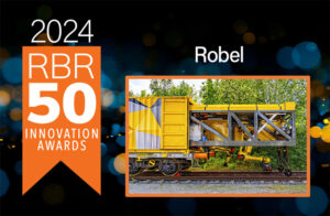 train with Robel robot mounted on it with RBR50.