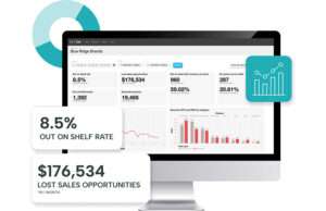 A screencap of Simbe Brand Insights, which is designed to bridge the supplier-store data gap.